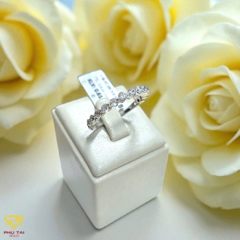 Nhẫn nữ vàng trắng (mã NVT 2511)